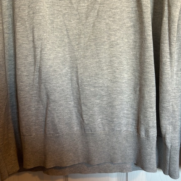 Brooks Brothers men’s gray Supima cotton quarter zip sweater size XL - Picture 4 of 9